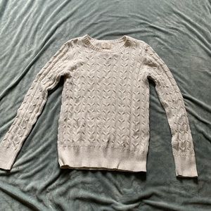 St. John’s bay beige and gold sweater women’s